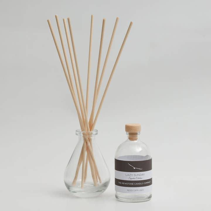 Lazy Sunday Reed Diffuser for wholesale by The Mewstone Candle Company