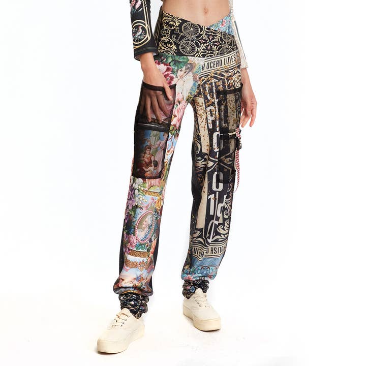 IPNG Design - Wholesale Pants - Women's - Sweat Pants - Fortune In Flowerland0