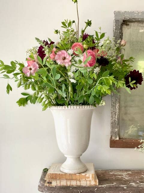 Honeychurch - Wholesale Vase - Helena Beaded Ceramic Vase1