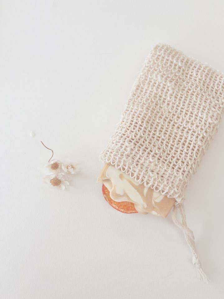 Natural Soap Saver pouch for wholesale by Soap House & Co