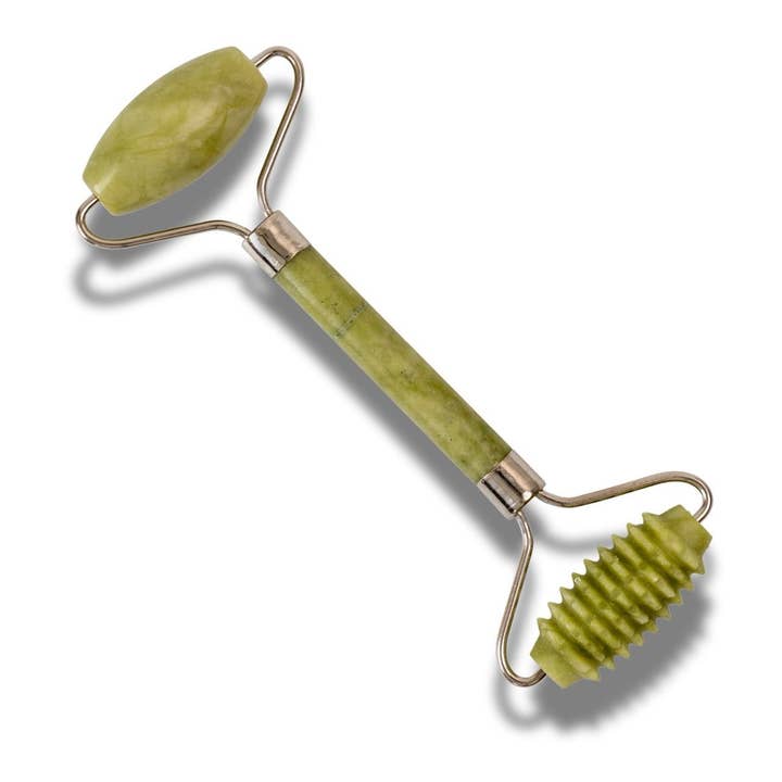 Eco Bath London Jade Face Roller - Ridged End for wholesale by Eco Bath London