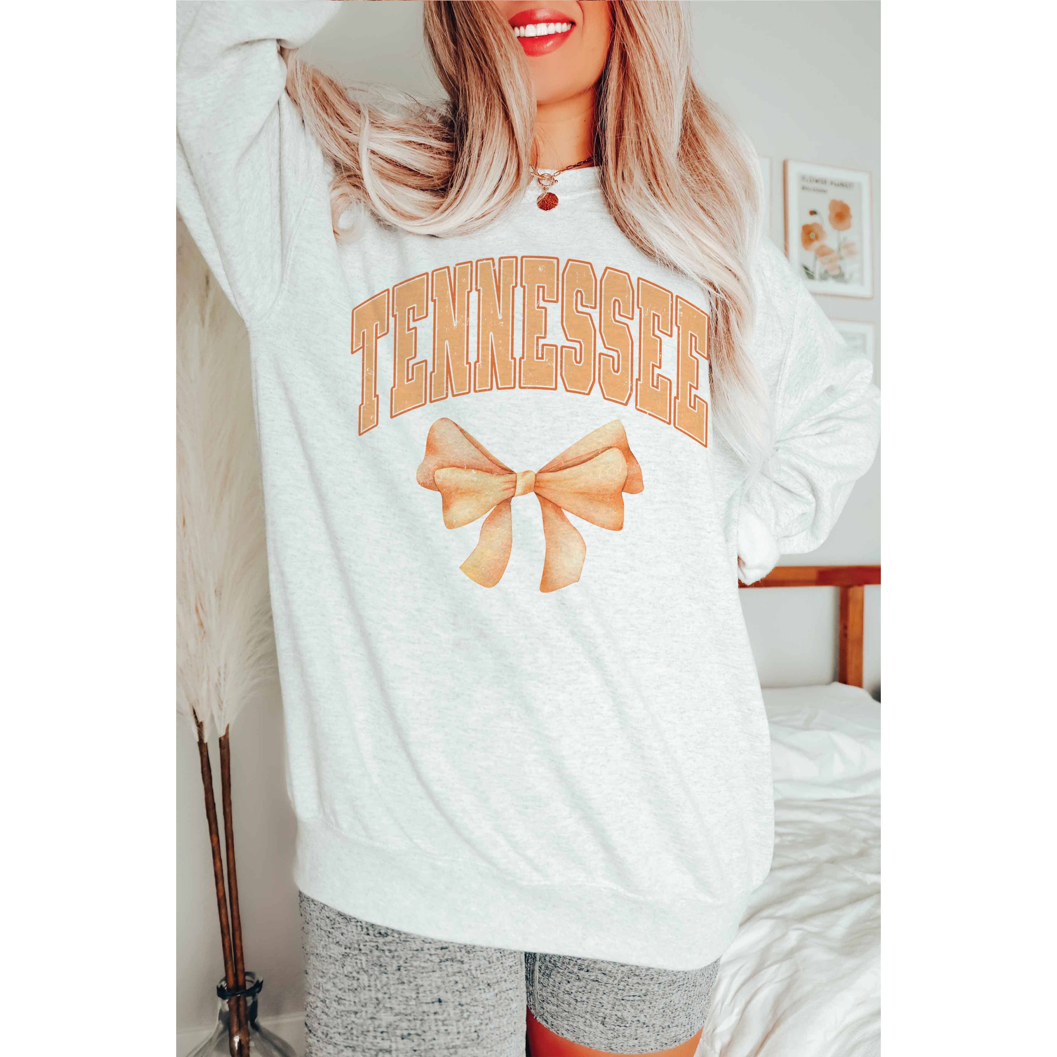 A. BLUSH CO - Wholesale Graphic Sweatshirt - Women's - TENNESSEE BOW Graphic Sweatshirt0