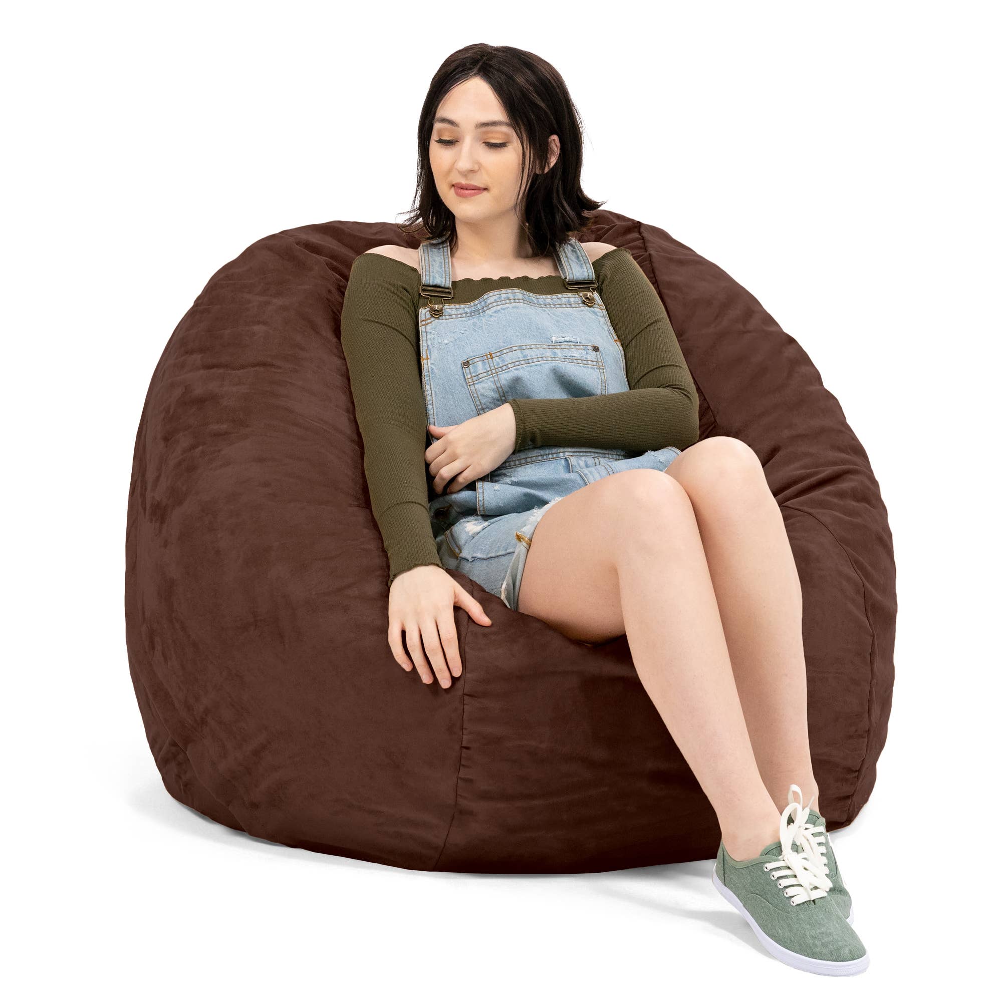 LuvU - Wholesale Chair - Jaxx Saxx 4 Foot Round Bean Bag w/ Removable Cover17