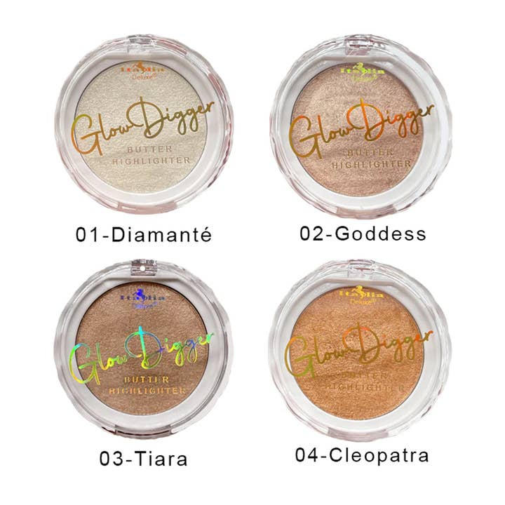 BrookPark Beauty - Wholesale Makeup Highlighter - Glow Digger Butter Highlighte