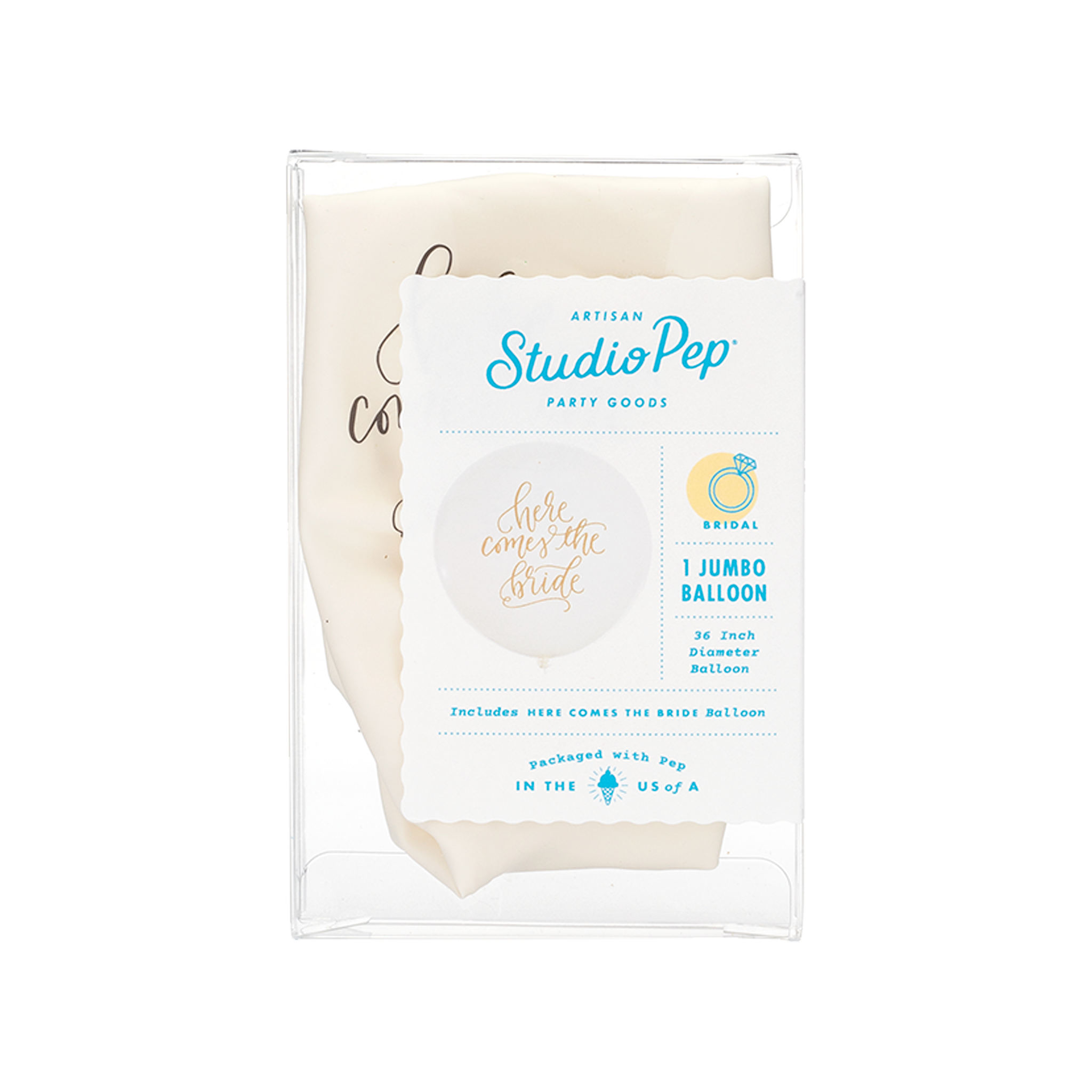 Studio Pep - Wholesale Balloon - Here Comes the Bride Jumbo Balloon1