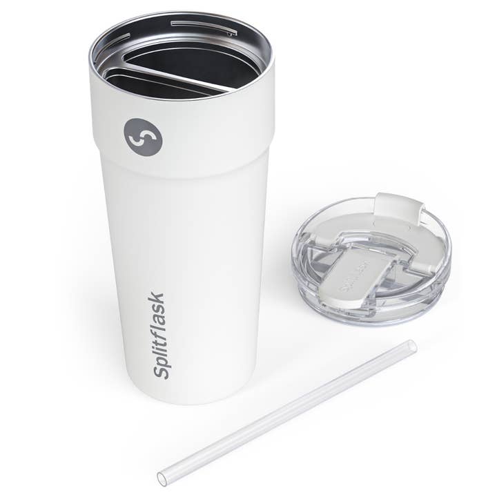 Splitflask - Wholesale Insulated Mug/Tumbler - 30oz DUAL DRINK TUMBLER VACUUM STAINLESS | STEEL HOT & COLD24