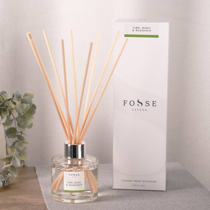 Kalk, Basilikum & Mandarin Reed Diffuser for engroshandel hos Fosse Living