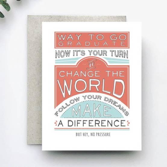 Merrily Paper - Wholesale Graduation Card - Way to Go, Graduate Card0