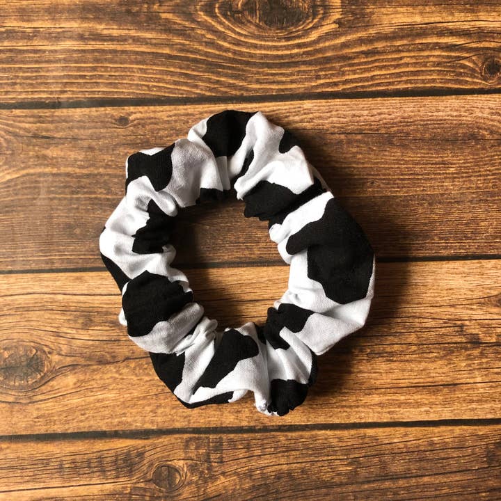 South Coast Sewn - Wholesale Scrunchie - Women’s - Cow Print Hair Scrunchie3