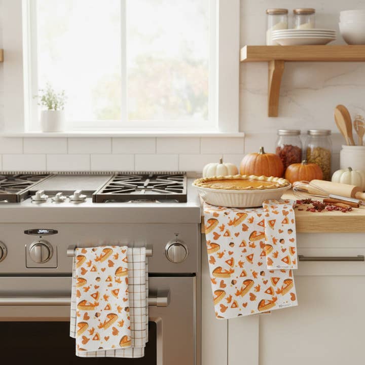 Pie Time | Waffle Weave Microfiber Towels Kitchen & Bath for wholesale by Project Home DIY / Towel Collective