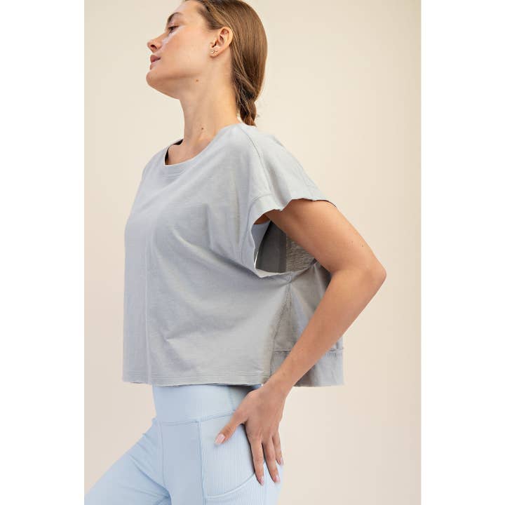 Rae Mode - Wholesale Shirt - Women's - COTTON SLUB OPEN BACK TOP20