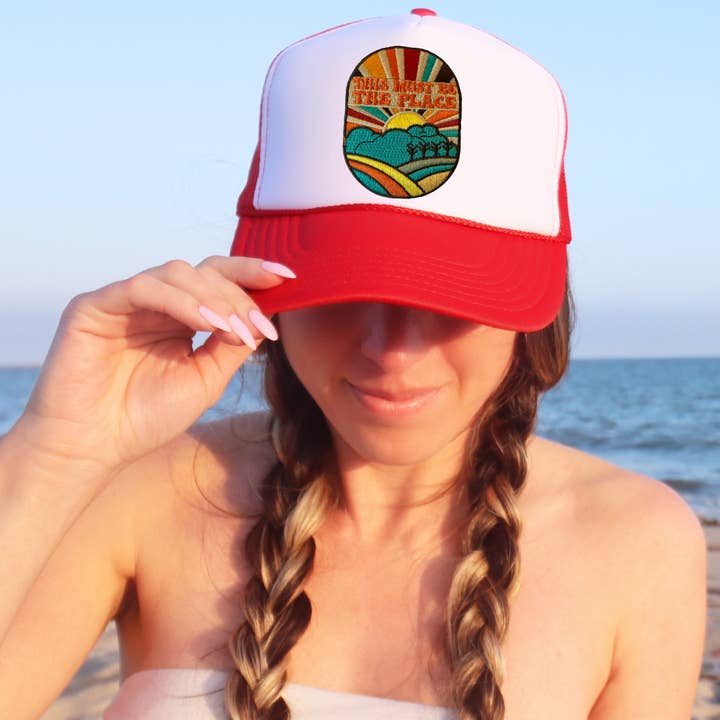 This Must Be The Place-Mens Womens Snapback Trucker Hat for wholesale by Spruce Seed