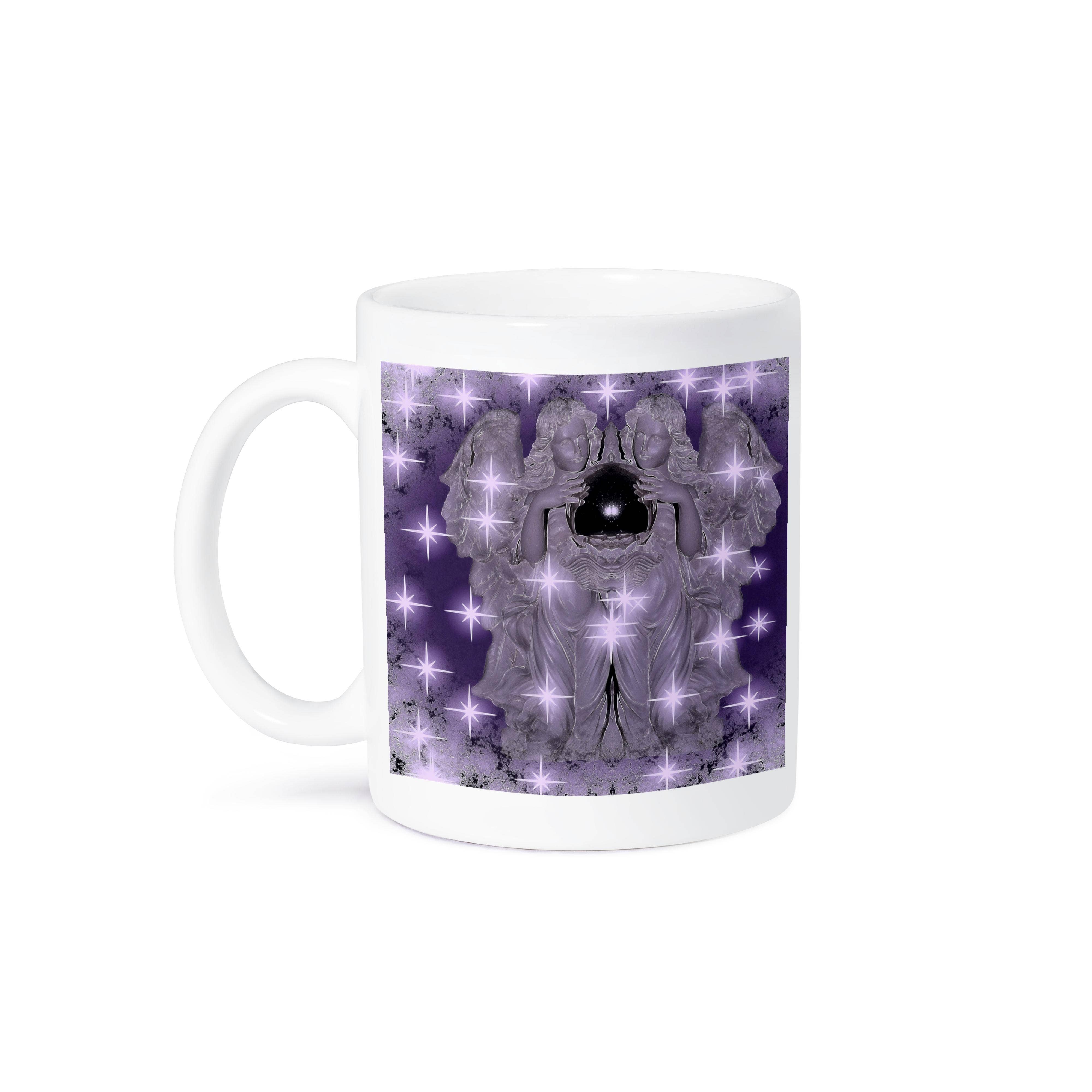 3dRose - Wholesale Coffee mug - 3dRose, Lavender Angels with Twinkle Stars, Mug8