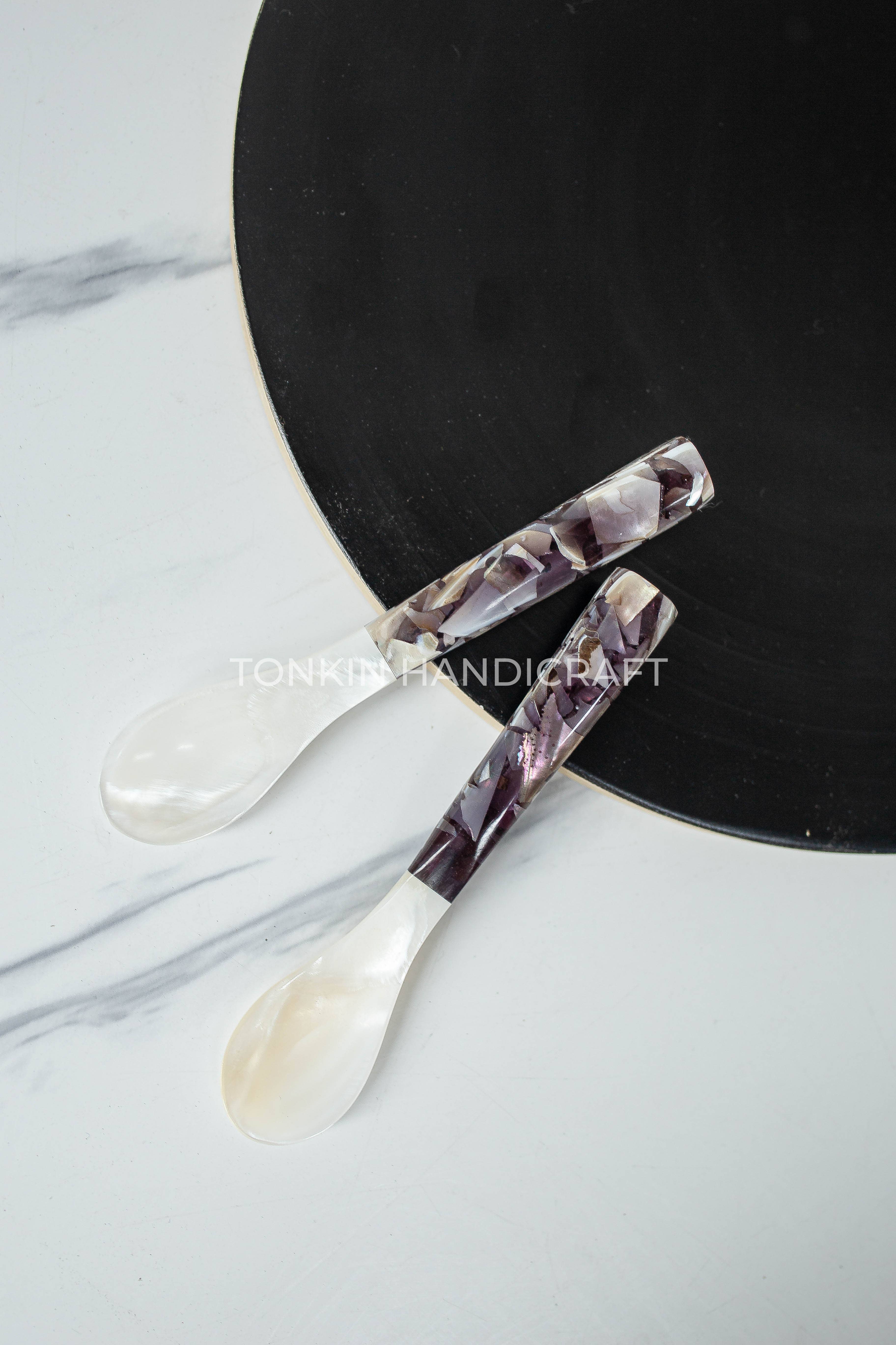 Tonkin Handicraft - Wholesale Table Spoon (Cutlery) - Bla Mother of Pearl Seashell Spoon7