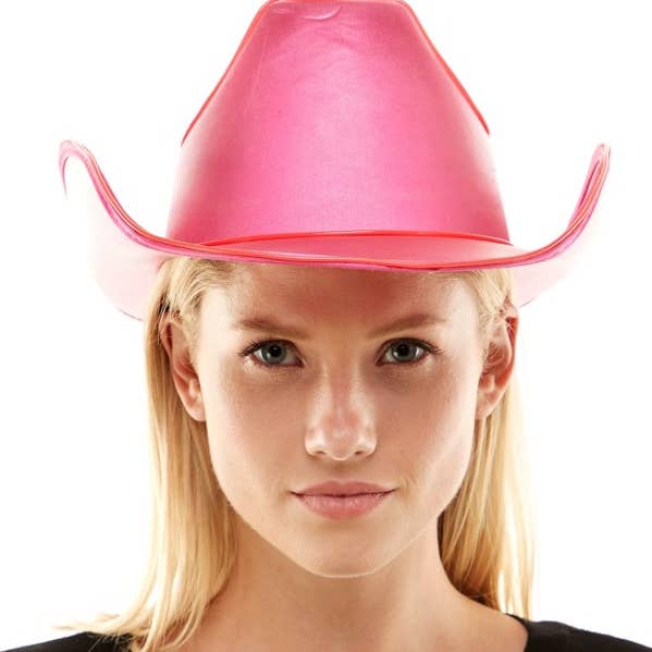 KBW Global Corp. - Wholesale Cowboy Hat – Women’s - Pink LED Cowboy Hat0