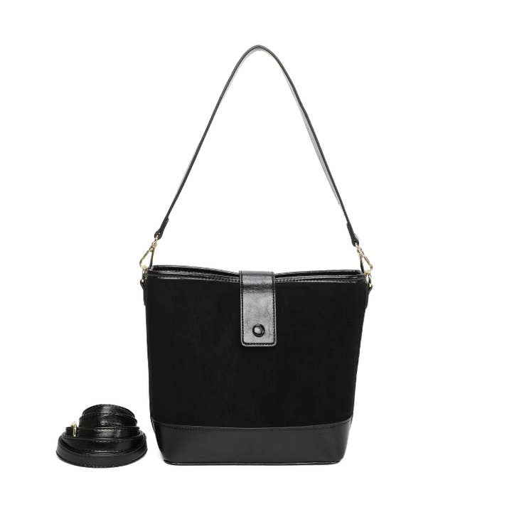 INES DELAURE - Wholesale Shoulder Bag - Women's - Zipped handbag5