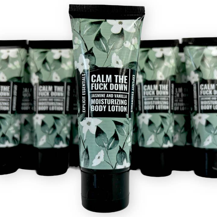 Calm The Fuck Down - 2oz Mini Lotion for wholesale by Explicit Essentials