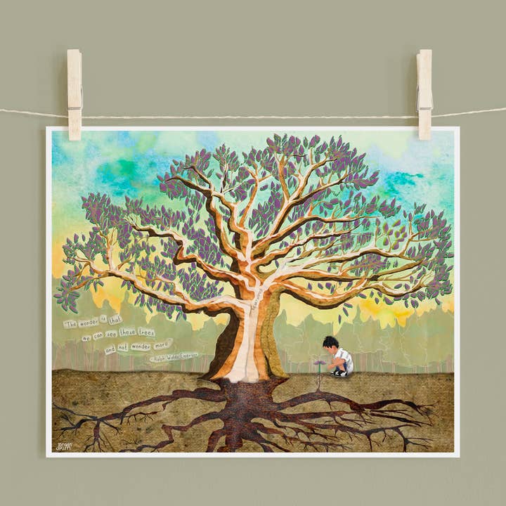 Mother Tree - print for wholesale by Found & Rewound