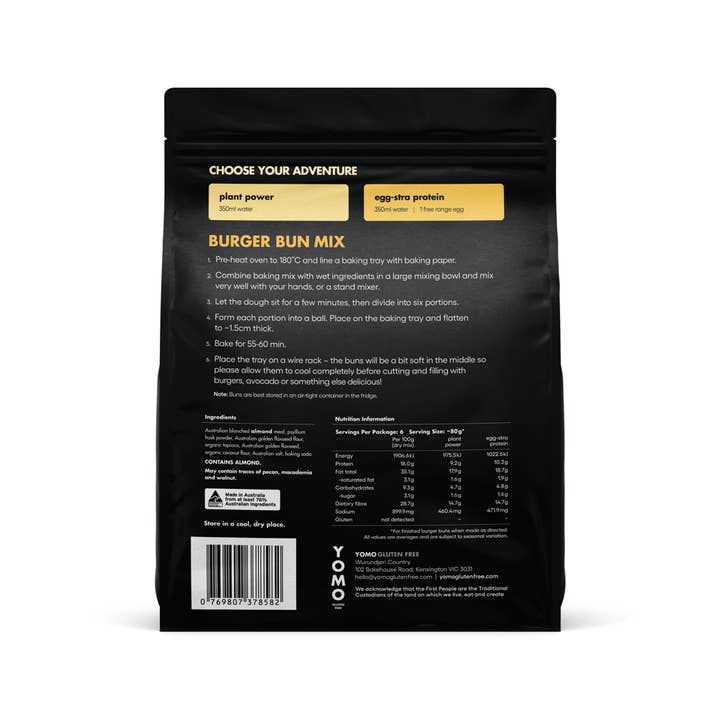 YOMO - Wholesale Bread mix - Burger Bun Mix