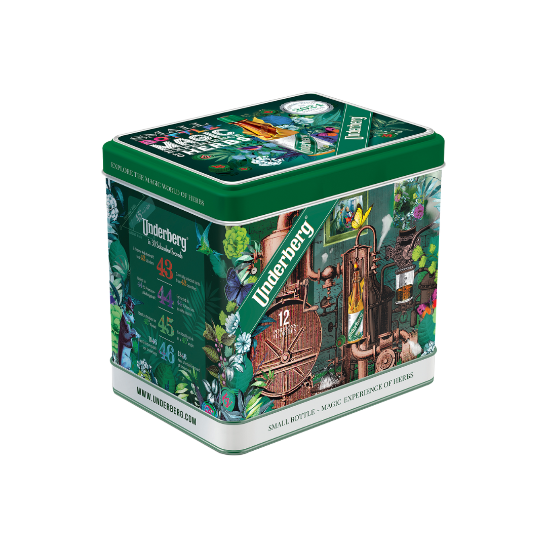 Underberg - Wholesale Bitters - Underberg 12pk Tin: Digestive Elixir & Cocktail Bitters2