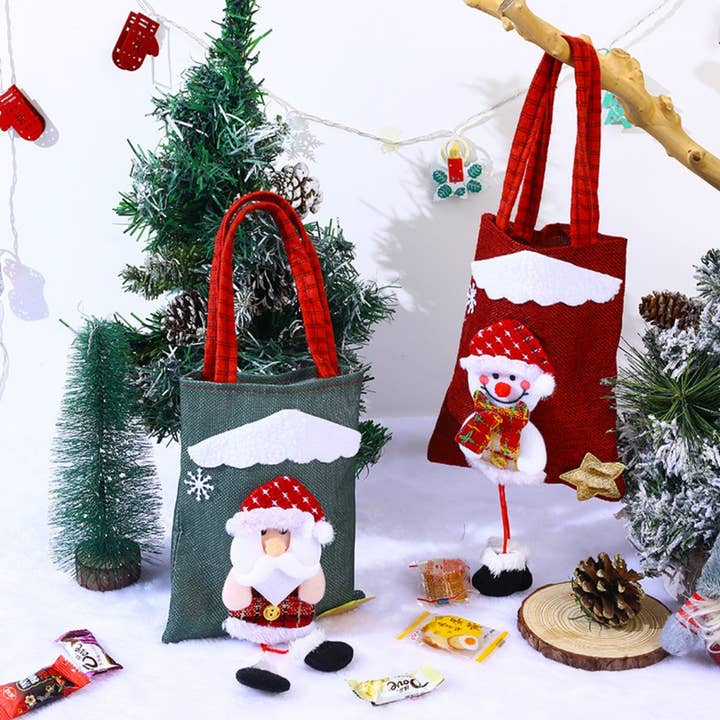 Funkyrel® Atzbranding Limited - Wholesale Christmas Decoration - Xris- Christmas Character Handbag with Festive Style