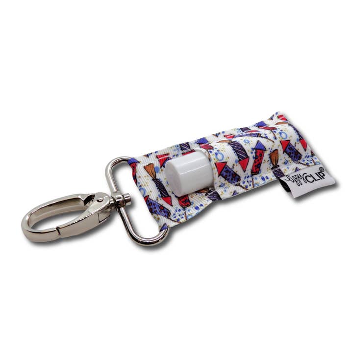 LippyClip Lip Balm Holder - Wholesale Lip Balm Case/Holder - Rockets Red Glare LippyClip® Lip Balm Holder for Chapstick