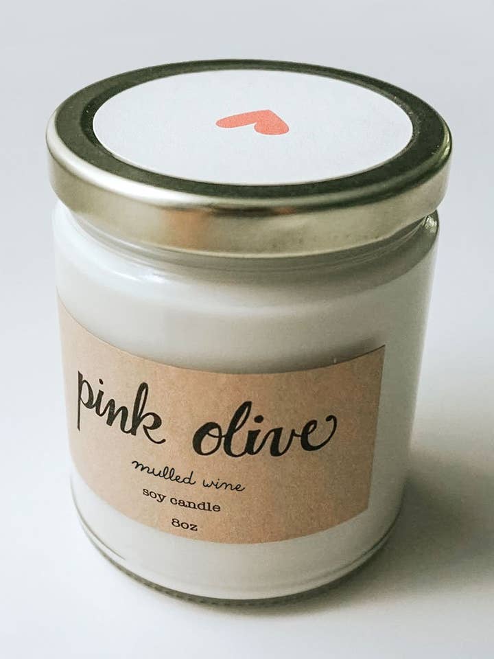 Mulled Wine Soy Candle for wholesale by Pink Olive