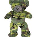 8 inch Recordable Camo Military Bear for wholesale by BEARegards, LLC