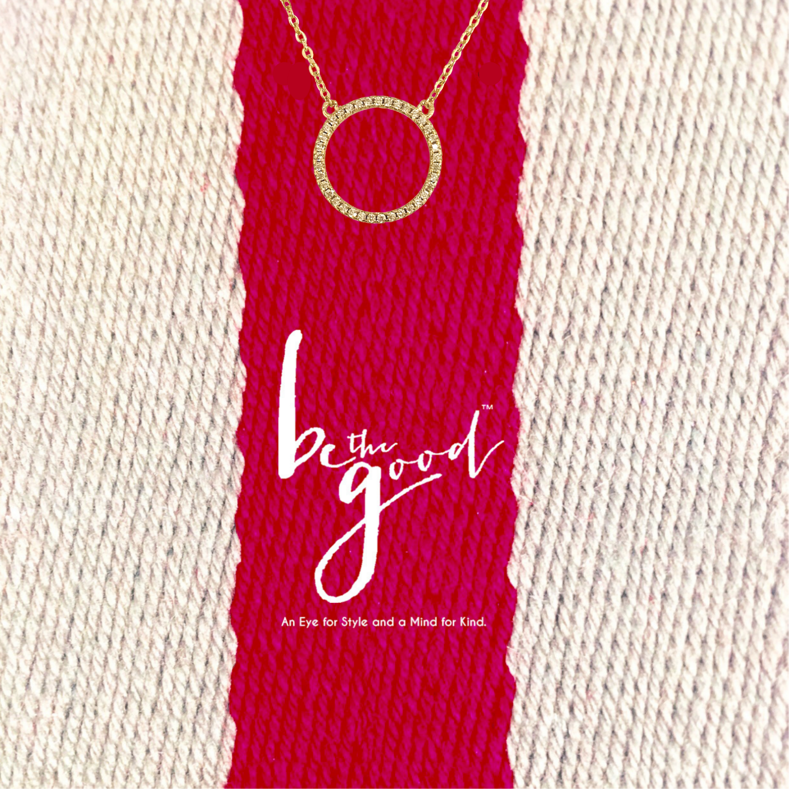 Be the Good - Wholesale Pendant/Charm Necklace - Pave Infinity Circle Necklace5