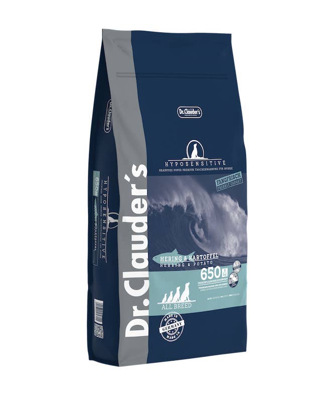 Victory Pet Products Ltd – wholesale Pet food – Dog – Dr Clauder's Hyposensitive Herring & Potato