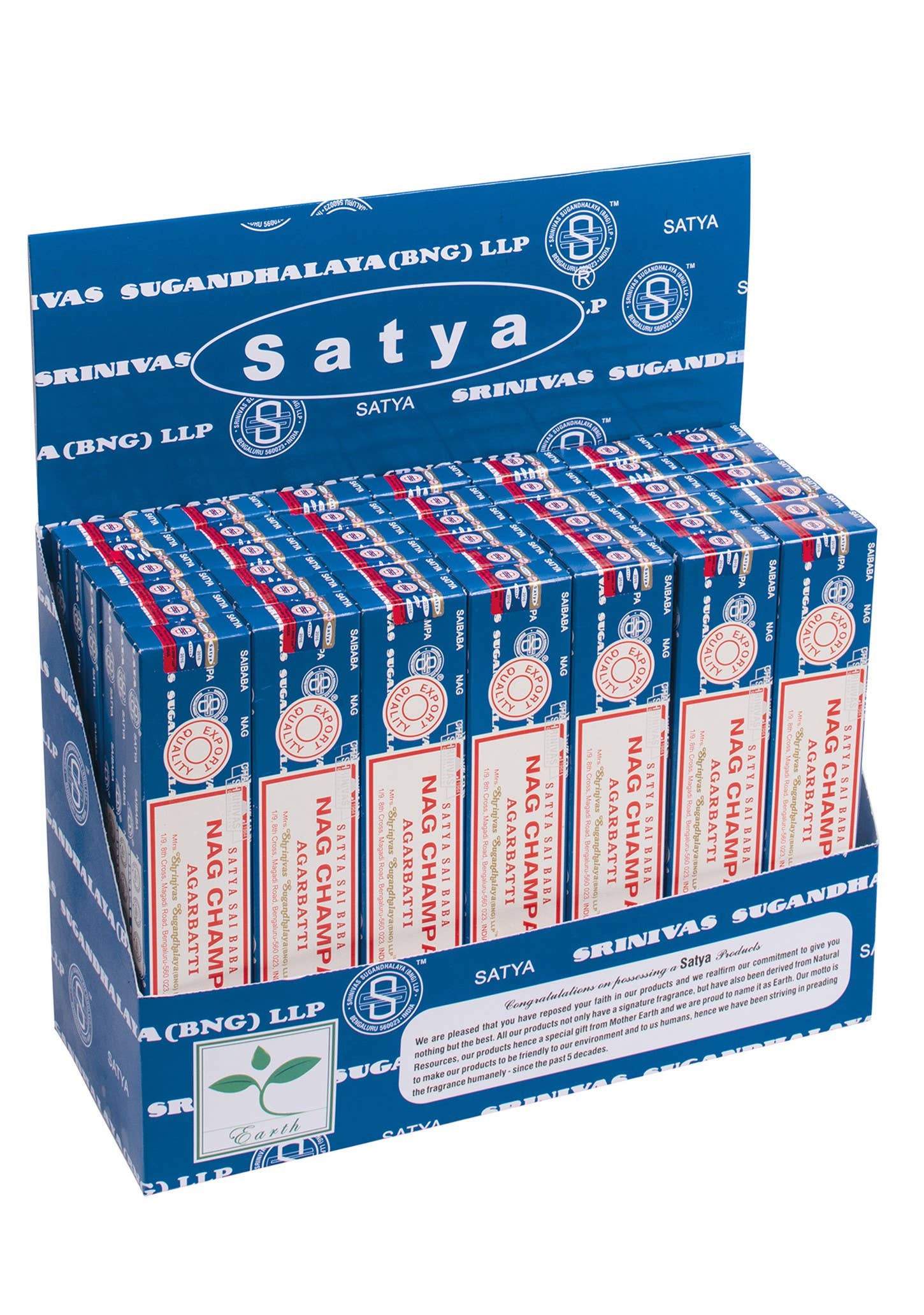 Namaste – Engroshandel Røgelse – Originale Satya Sai Baba Nag Champa røgelsespinde1
