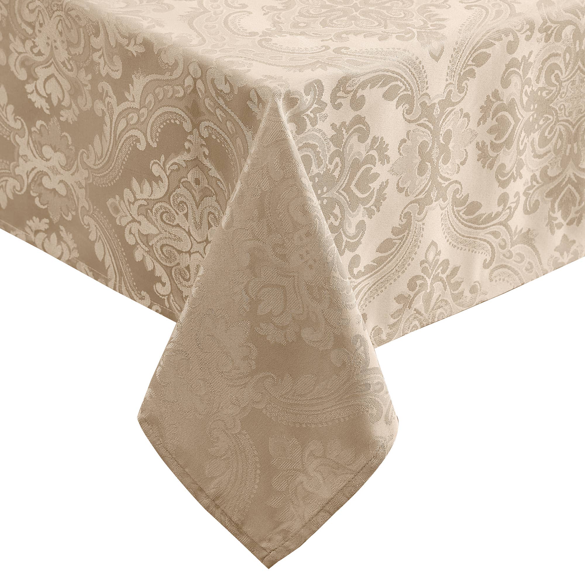 Threadmade Home - Wholesale Tablecloth - Caiden Elegance Damask Water and Stain Resistant Tablecloth11