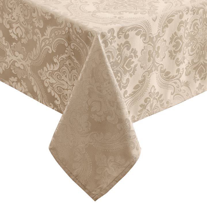 Threadmade Home - Wholesale Tablecloth - Caiden Elegance Damask Water and Stain Resistant Tablecloth11