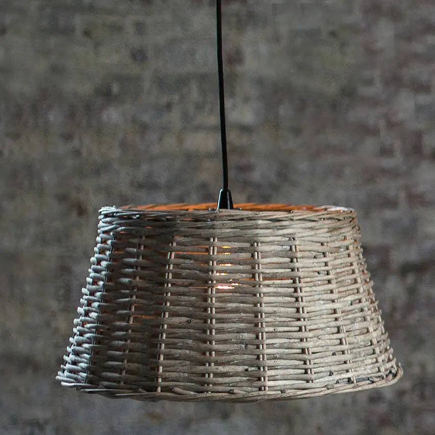 Vagabond Vintage - Wholesale Lamp Shade - Handwoven Round Pendant Shade0