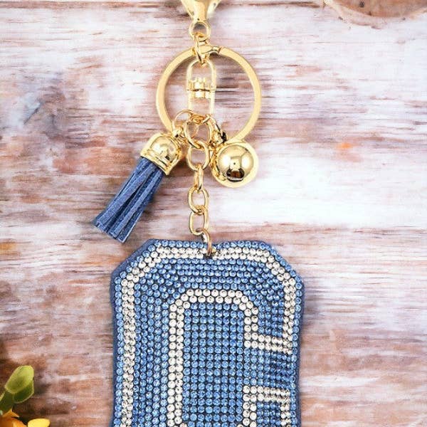 Andrea Bijoux - Vente Porte-clés – femme - PORTE-CLÉS C ORNÉ DE STRASS1