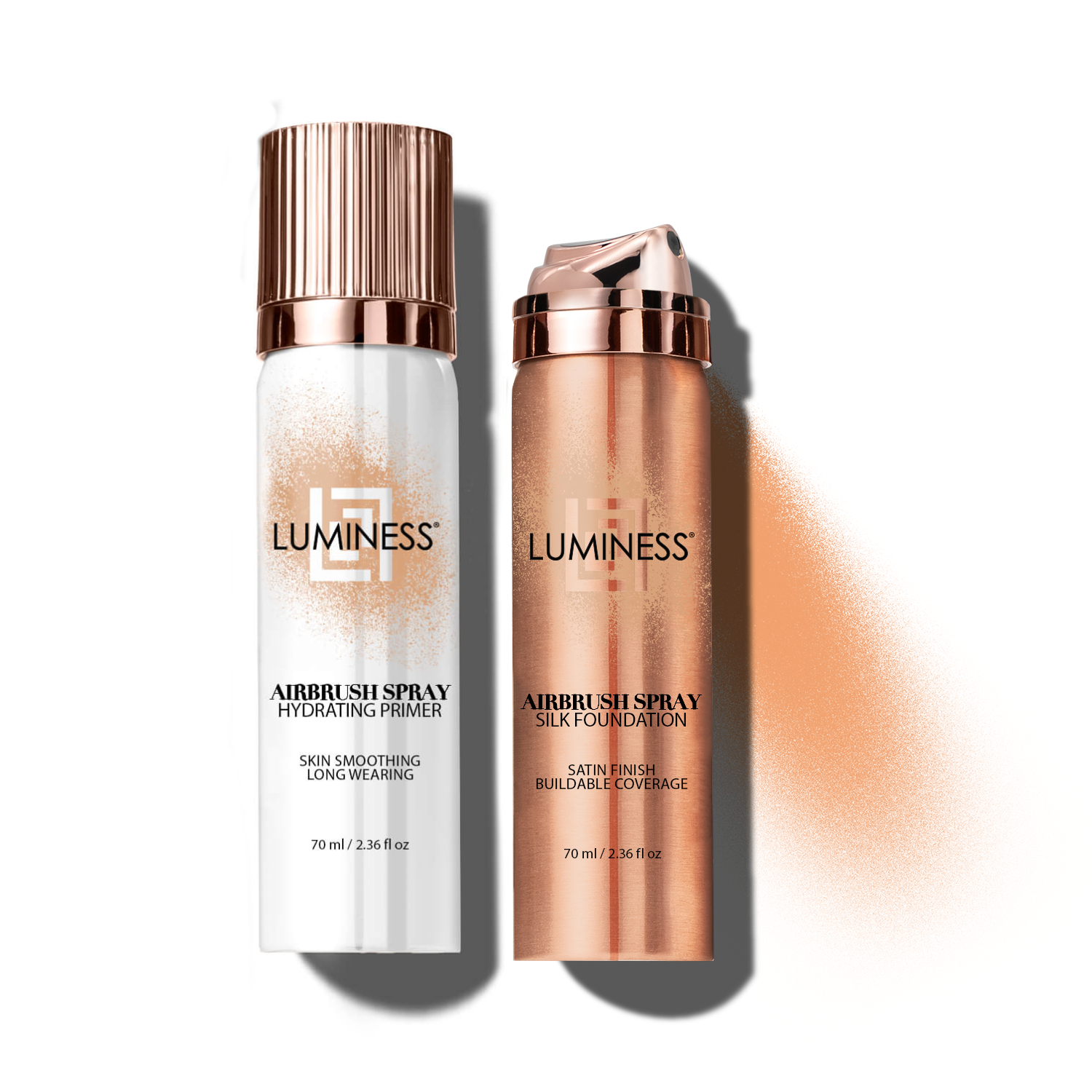 LUMINESS - Wholesale Face Makeup Primer - Airbrush Spray Silk Foundation & Hydrating Primer Kit29