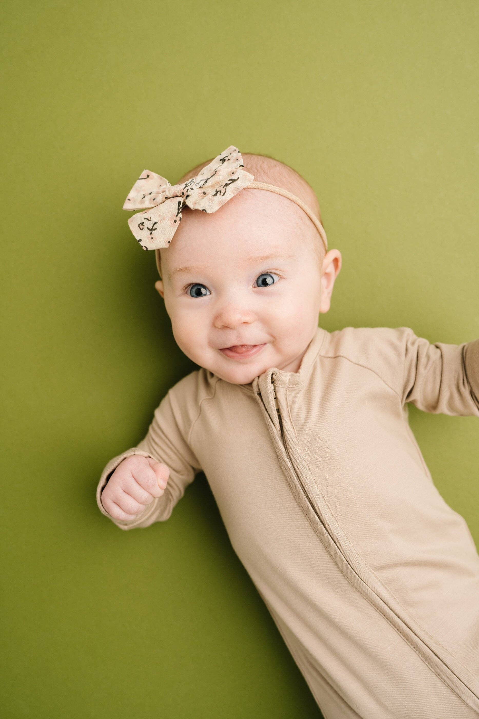 Little One Shop - Wholesale Sleepsuit - Baby - Sandstone Bamboo Sleeper2