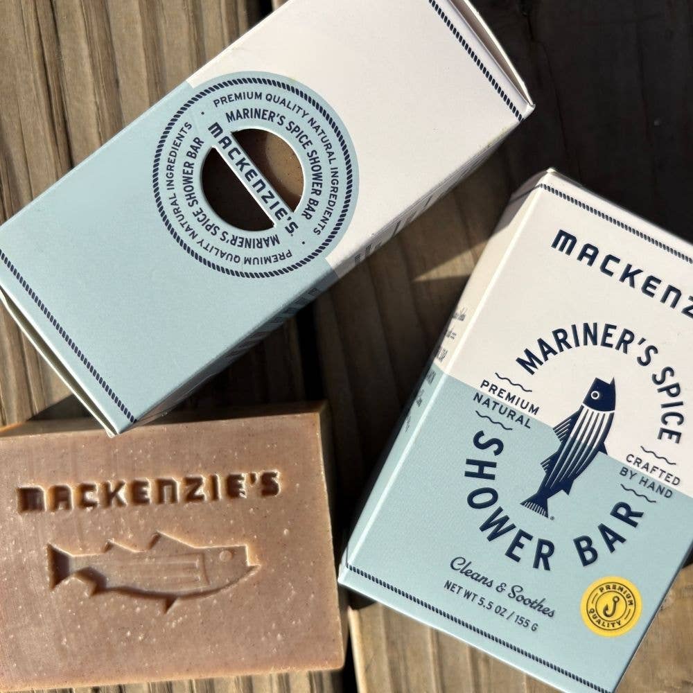 MacKenzie's Fisherman - Wholesale Bar Soap - Mariner's Spice Shower Bar- 5.5 oz (12 qty)3