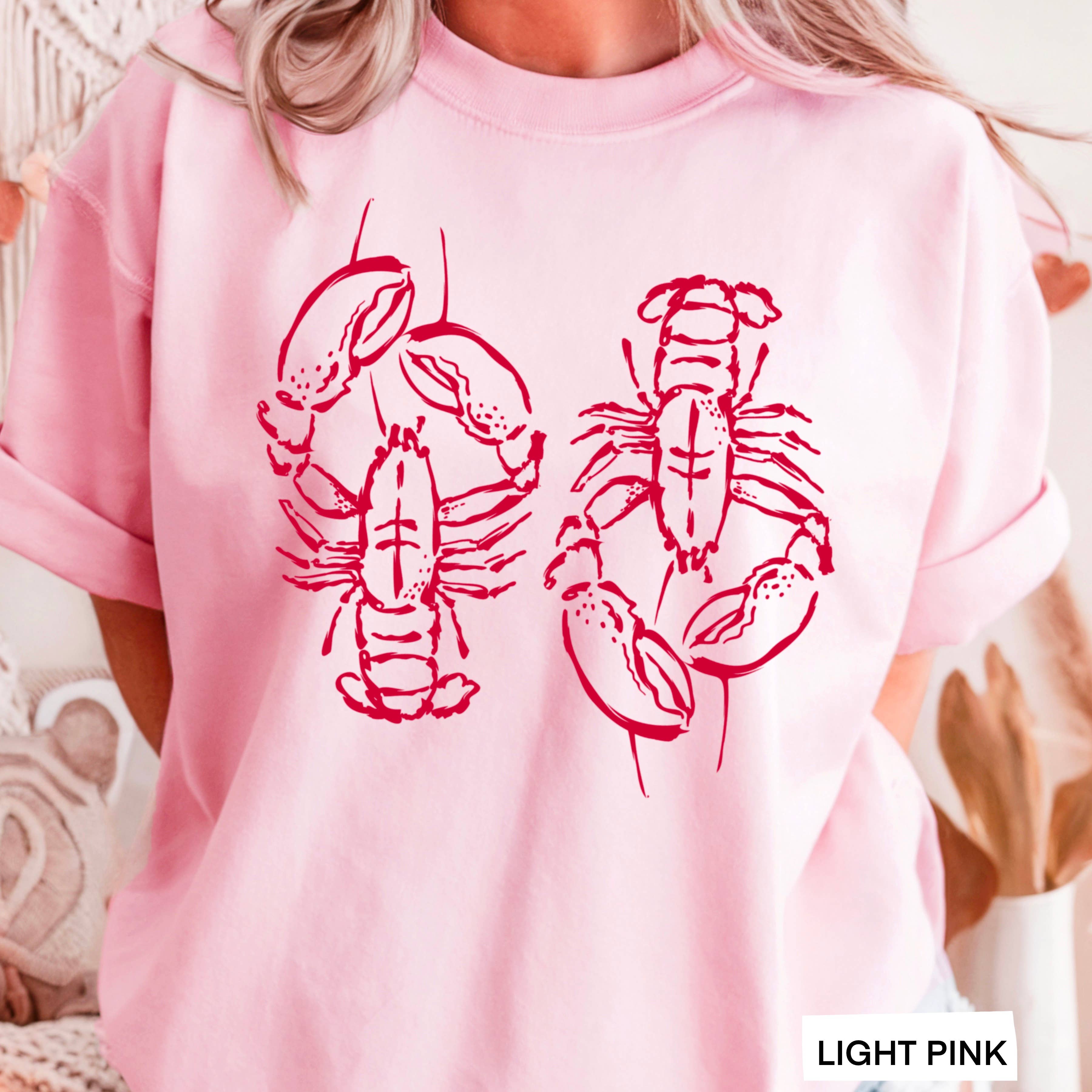 Shoppe SHC - Wholesale T-Shirt (Graphic) - Women's - Spring 2025 Coastal Aesthetic Lobster | Graphic Tee |Gildan 8