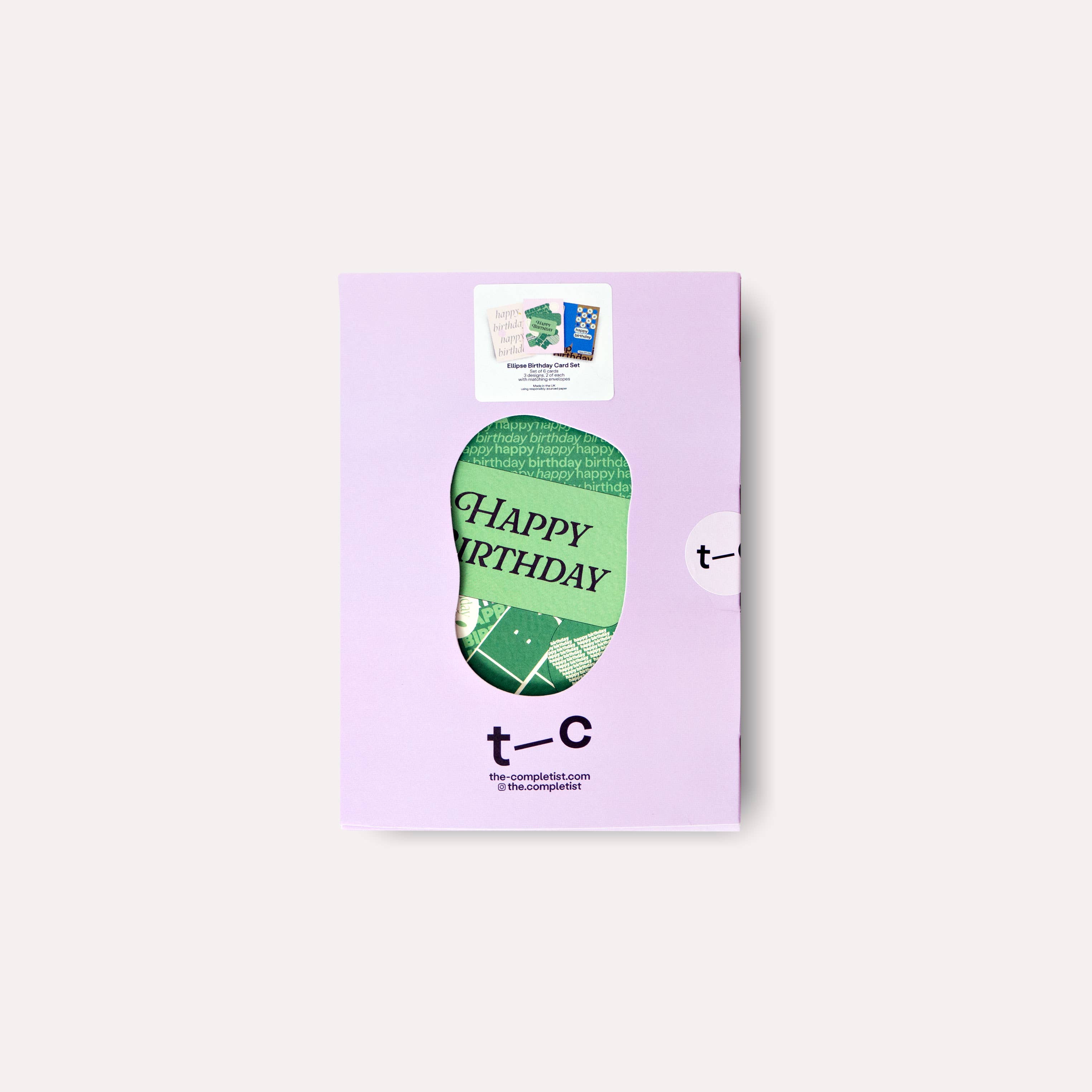 The Completist (No duties on USA orders!) – wholesale Birthday card – Ellipse Birthday Card Set5