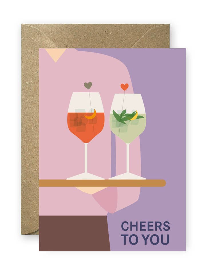 Klappkarte TE SALUDO para venta al por mayor de Linienwerk