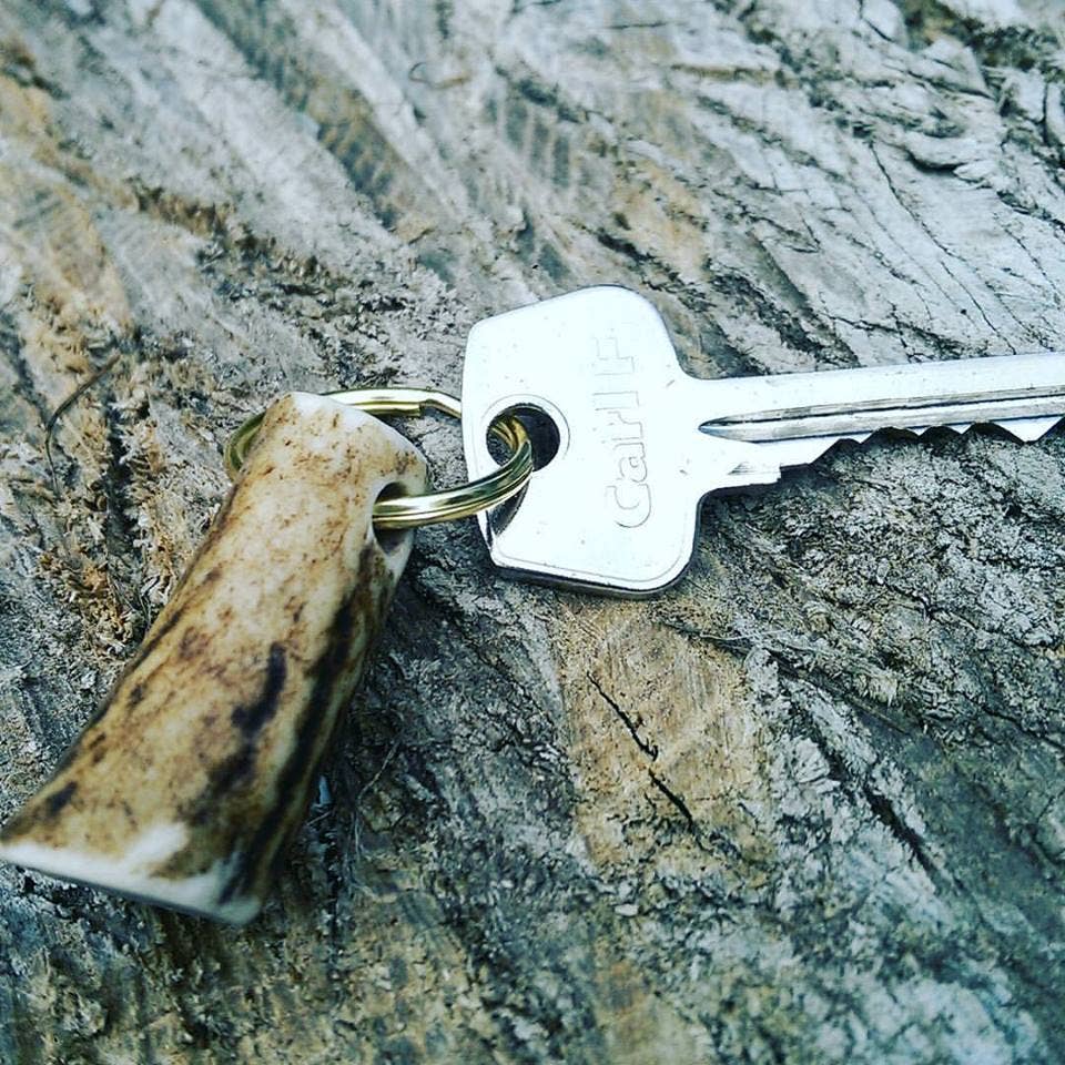 J Boult Designs - Wholesale Keychain - Unisex - Antler Keyring — Handmade Rustic Scottish Gift4