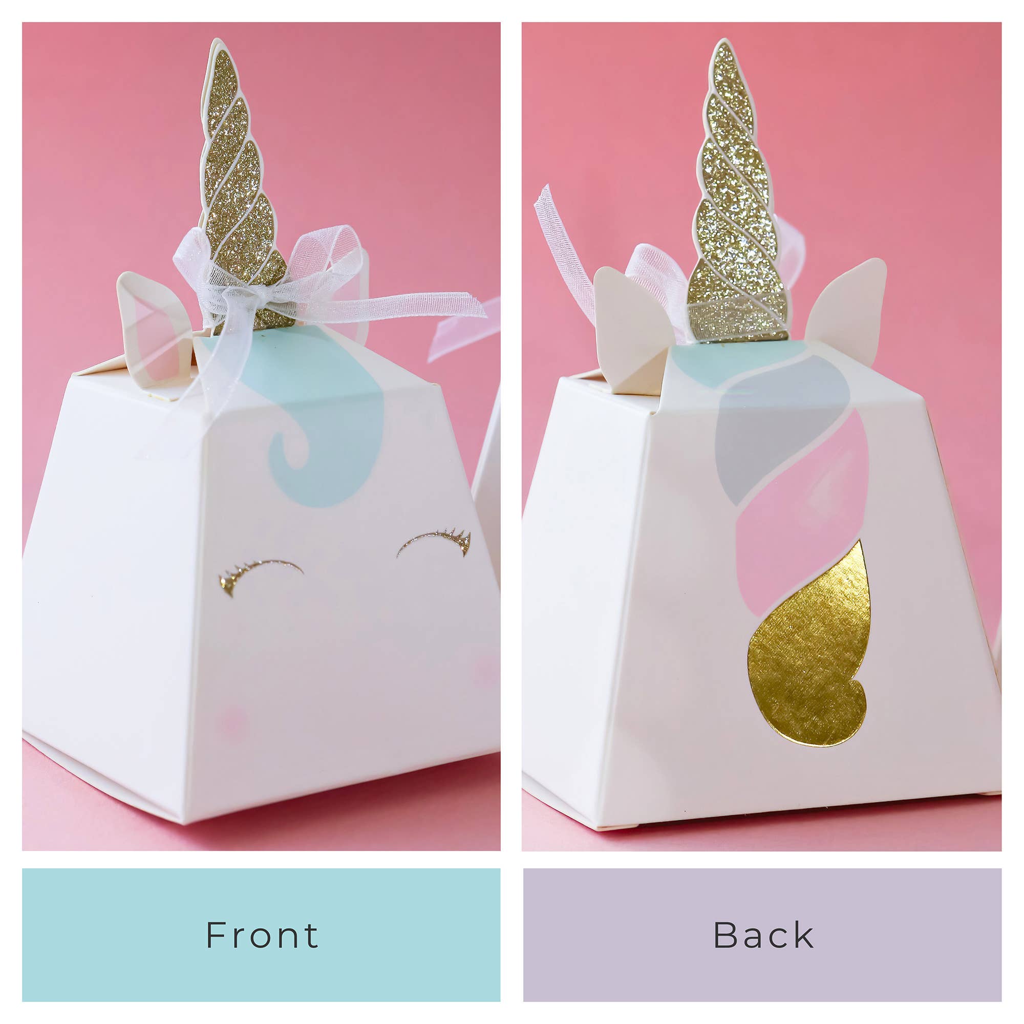 Kate Aspen - Wholesale Party Favor Bag/Box - Unicorn Favor Box (Set of 12)2