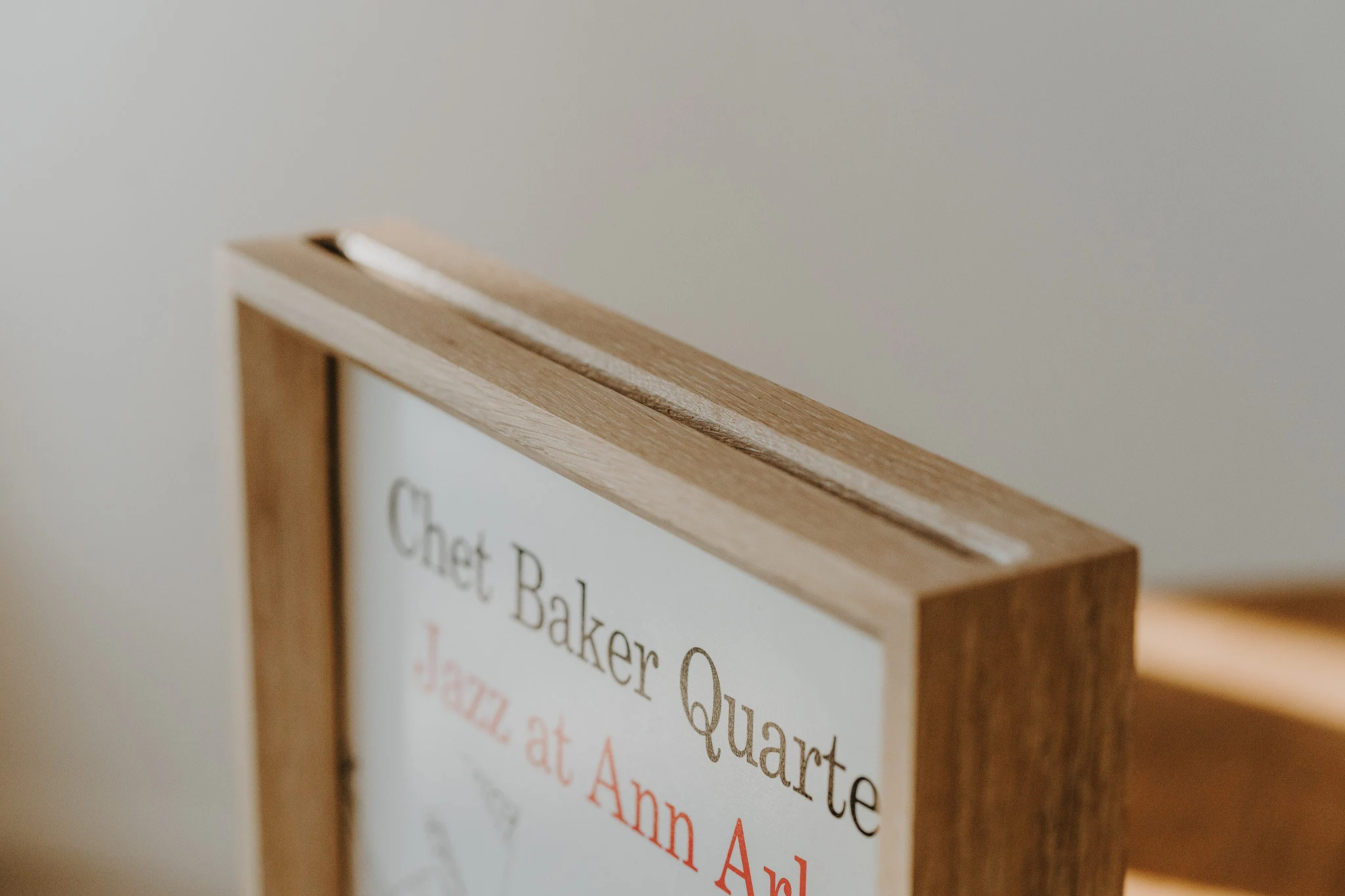 PromiDesign - Wholesale Wall Accent - Oak Vinyl Record Frame for 12-Inch LP Wall or Shelf Display8