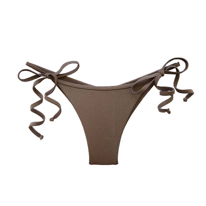 The Harlow String Bikini Bottom in Stardust for wholesale by Heatherleigh Swimwear