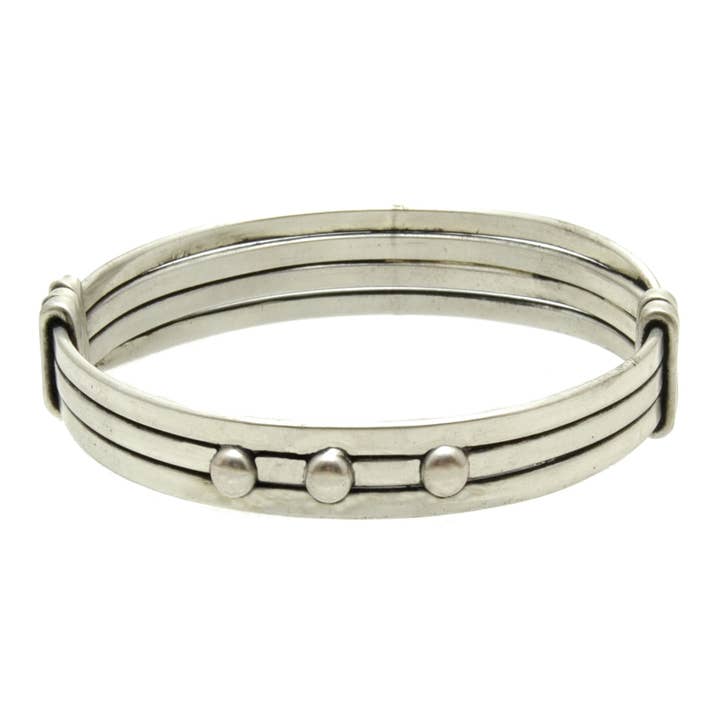 Bangle metal silver for wholesale by Erik & Mike