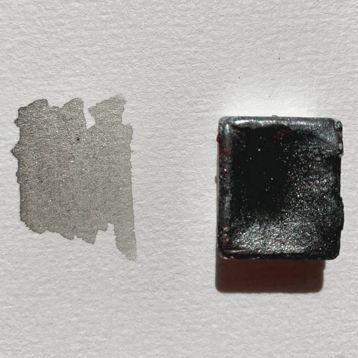 Aguarela com glitter artesanal - Cinza ferro por atacado de LA NOUVELLE VAGUE COULEURS