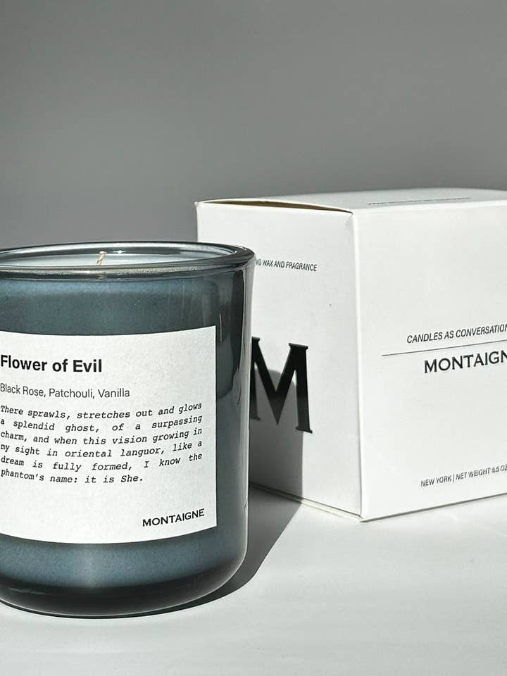 BOUGIE FLEUR DU MAL pour la vente par MONTAIGNE