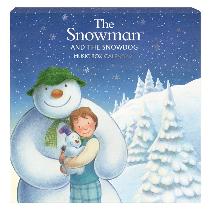 Music Box – wholesale Advent calendar – 'The Snowman and the Snowdog' Music Box Advent Calendar