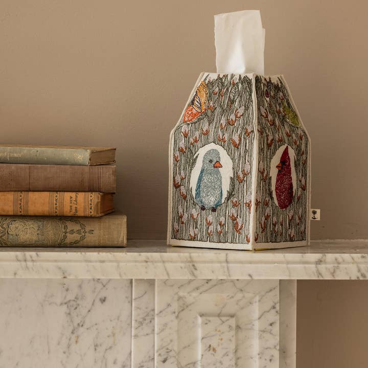 Coral & Tusk - Wholesale Tissue Box - Birdhouse Tissue Box Cover5